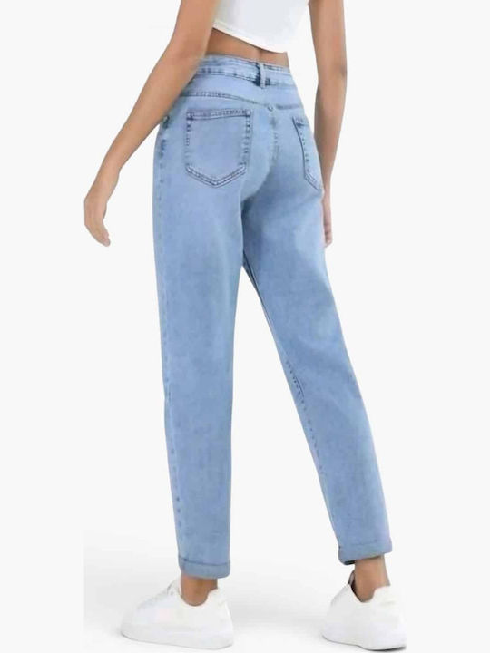 High Rise Women's Jean Pants in Mom Fit