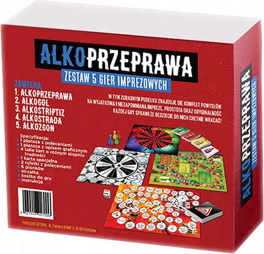 Gra Gry-алкопреправа 5в1-комплект Пет Парти Игри