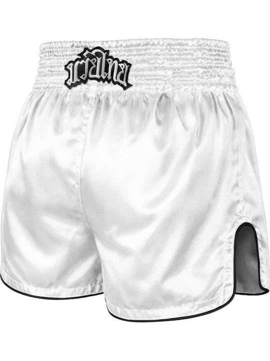 Muay Thai Boxing Shorts 8 Weapons Mongkol – White Black