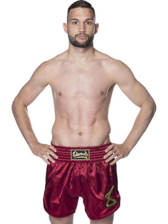 Σορτσάκι Muay Thai 8 Weapons Strike Burgundy
