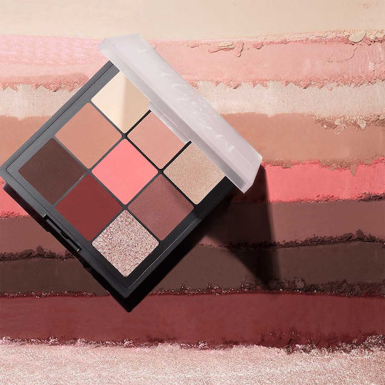 Mon Reve Happy Palettes Palette with Eye Shadows in Pressed Powder Form 09 Pillow Fight 15gr