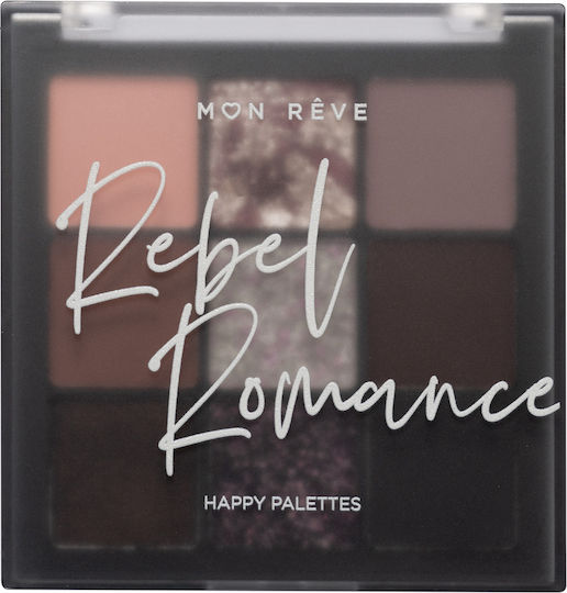 Mon Reve Happy Παλέτα με Σκιές Ματιών Matte σε Στερεή Μορφή 160gr