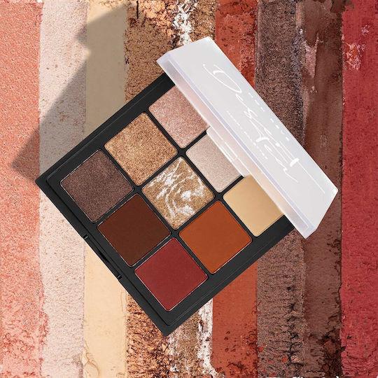 Mon Reve Happy Palettes Palette with Eye Shadows in Pressed Powder Form 15gr