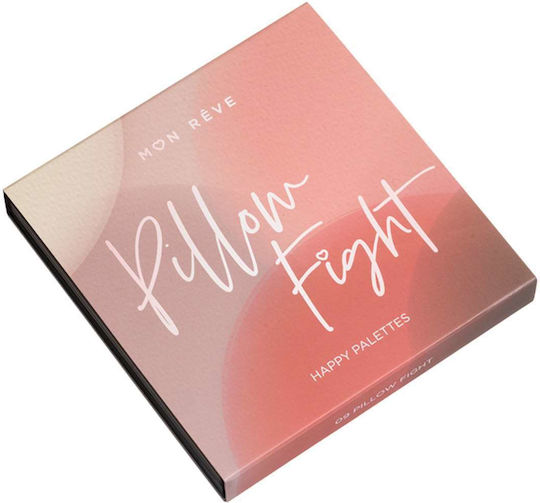 Mon Reve Happy Palettes Palette with Eye Shadows in Pressed Powder Form 09 Pillow Fight 15gr