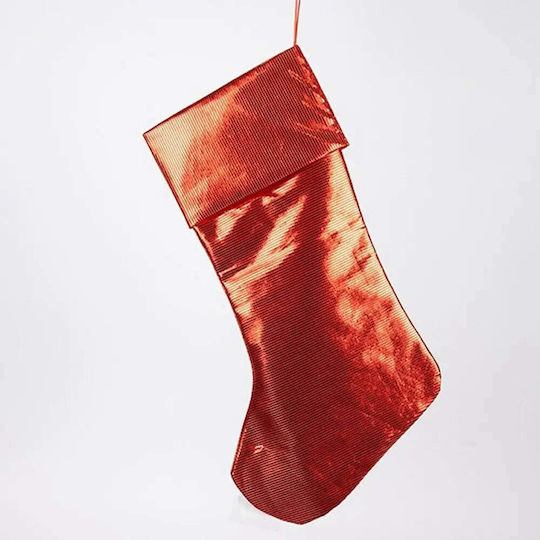 Christmas Decorative Fabric Red Socks W27cm