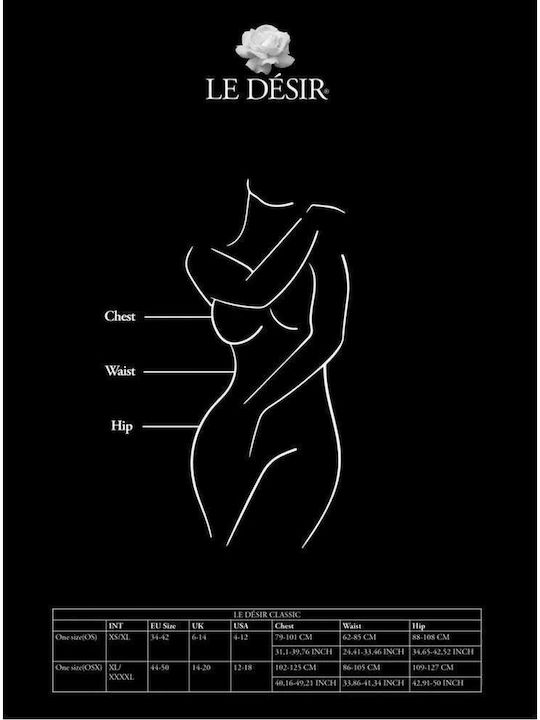 Desire Plus Size Bodystocking Open Sides Crotch