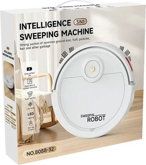 Sweepin Прахосмукачка Робот с Навигация сензори Бяла