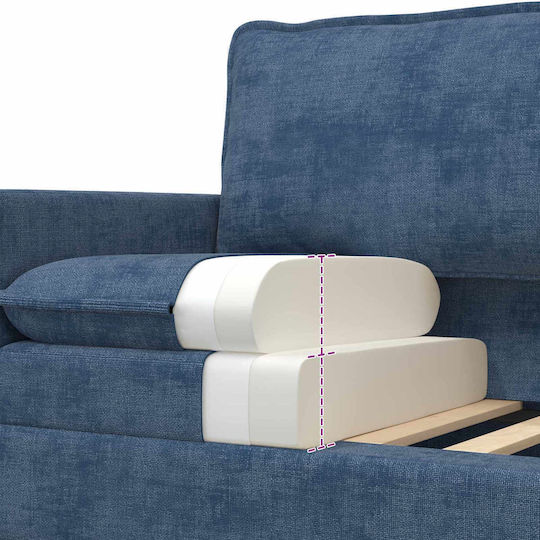 Set Mobilier Living Scaun Cu 2 Locuri și Fotoliu