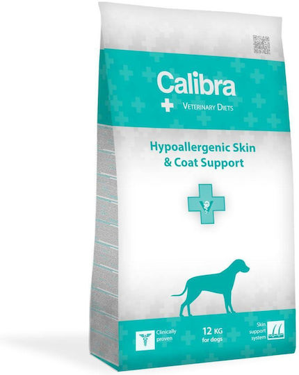 Calibra Vet Dog Hypoallergenic Skin & Coat 2kg Dry Food for Dogs with Salmon, Potatoes, Chicken, Apple and Tuna
