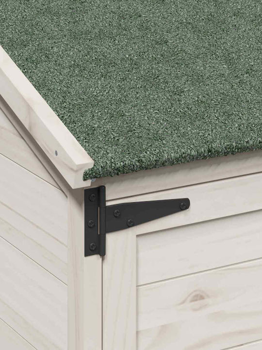 Wooden Garden Shed White M1.065xW0.56xH1.76m