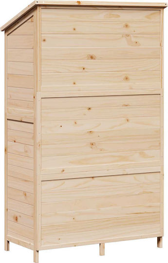 Wooden Garden Shed L1.065xW0.56xH1.76m