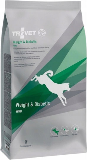 Trovet Weight & 12.5kg Dry Food for Dogs Diet with Chicken and Salmon