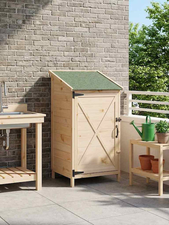 Wooden Garden Shed M0.595xP0.56xH1.135m