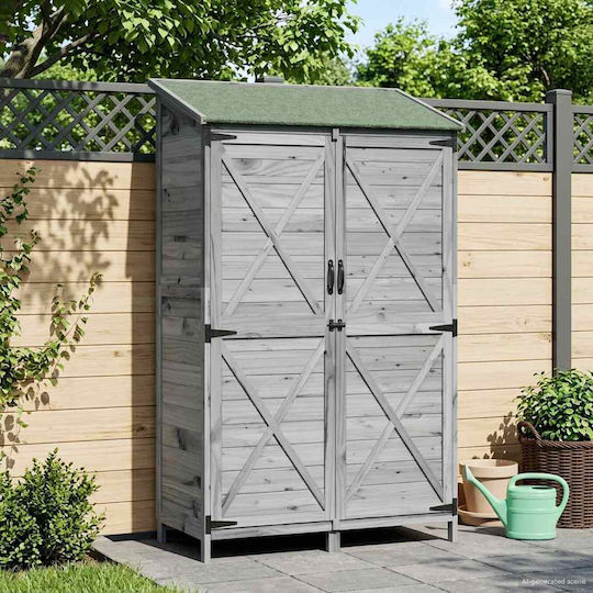 Wooden Garden Shed M1.06xW0.56xH1.765m