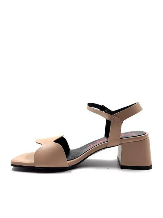 Antrin Damen Sandalen Beige