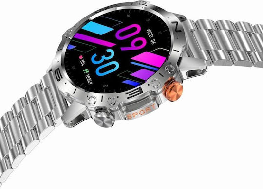 Gravity GT20-2 Smartwatch mit Herzfrequenzsensor (Schwarz)
