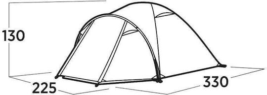 Easy Camp Camping Tent Igloo Green 3 Seasons for 4 People