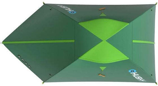 Husky Bizam 2 Plus Winter Camping Tent Igloo Mountaineering Green with Double Cloth for 2 People Waterproof 4000mm 290x145x120cm
