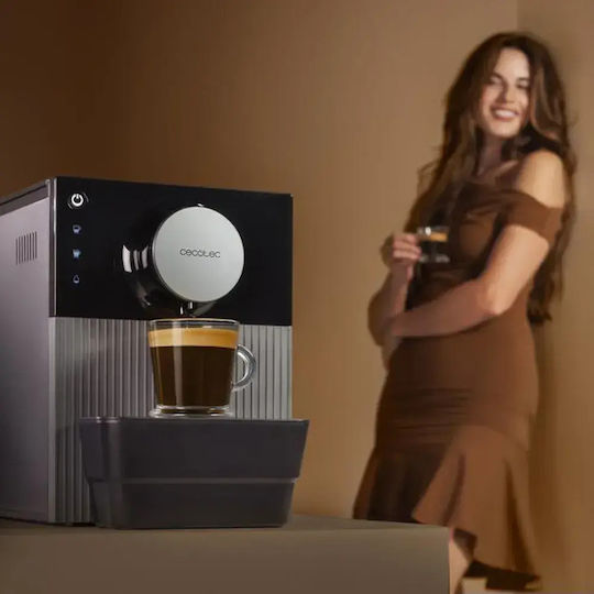 Cecotec Cremmaet Espressor Automat 1350W Presiune 19bar cu Râșniță Negru