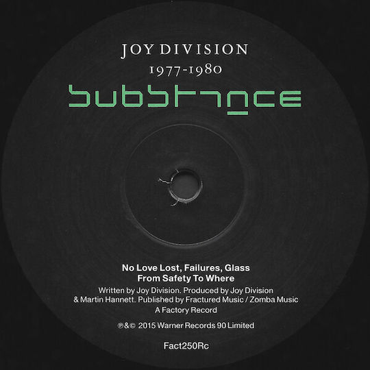 Joy Division Substance Vinyl