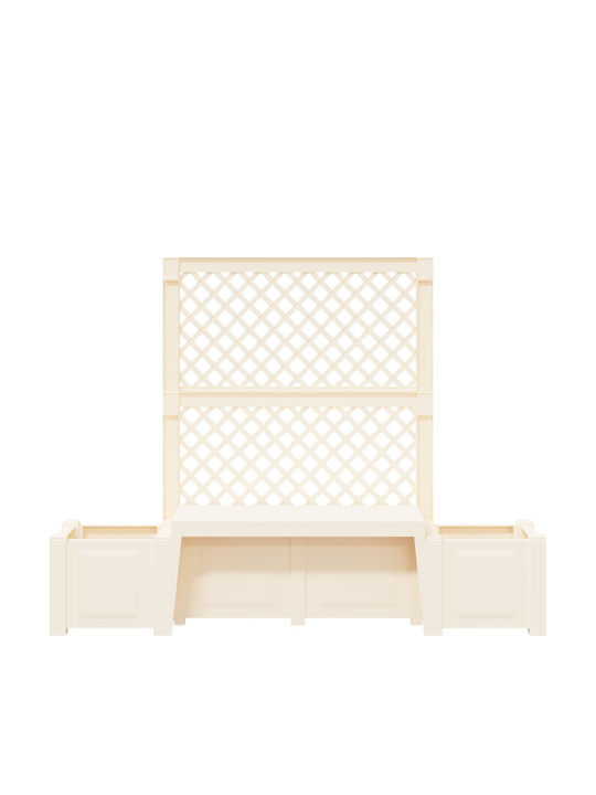Outdoor Bench Made of Polypropylene 173x49x135.5cm