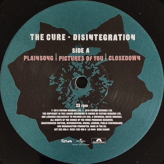 Cure Disintegration Vinyl