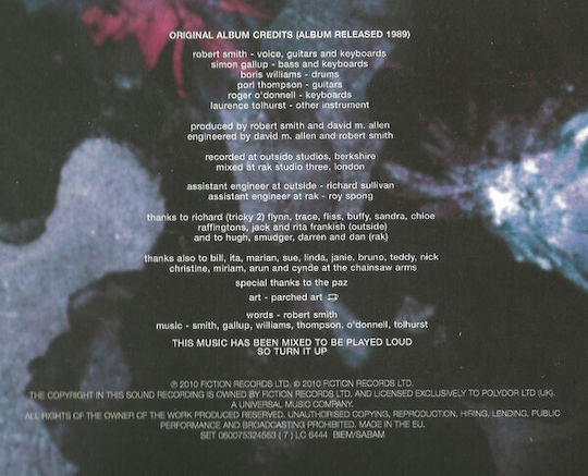 Cure Disintegration Vinyl