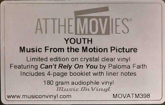 David Lang Various Youth Music From Motion Picture Vinyl