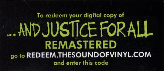Metallica Justice All Vinyl