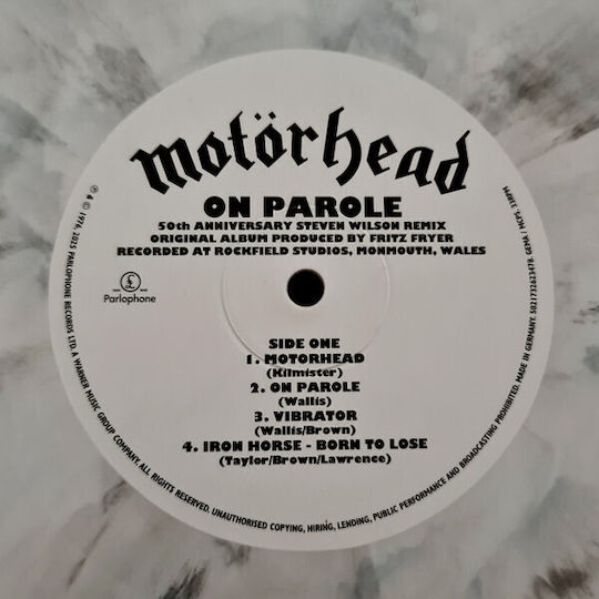 Motörhead On Parole Steven Wilson Remix Vinyl
