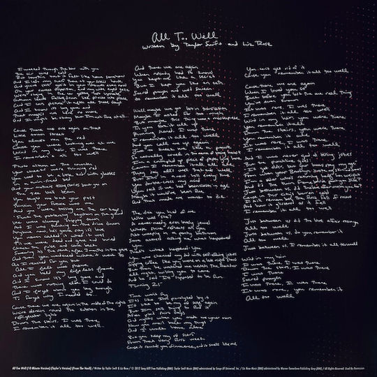 Taylor Swift Red Taylor's Version Vinyl