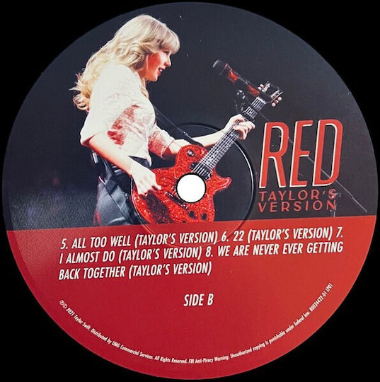 Taylor Swift Red Taylor's Version Vinyl
