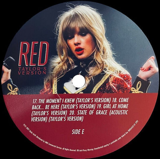 Taylor Swift Red Taylor's Version Vinyl