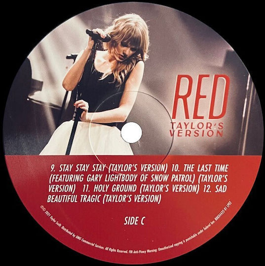 Taylor Swift Red Taylor's Version Vinyl