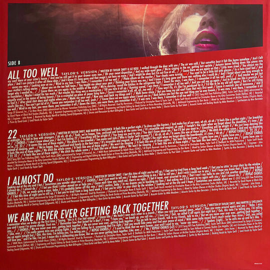 Taylor Swift Red Taylor's Version Vinyl