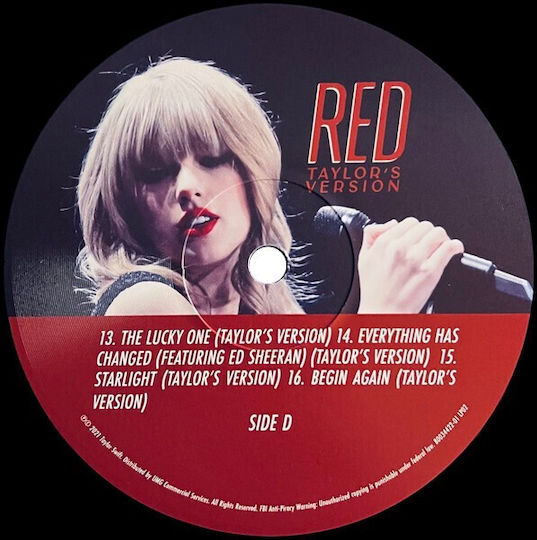 Taylor Swift Red Taylor's Version Vinyl