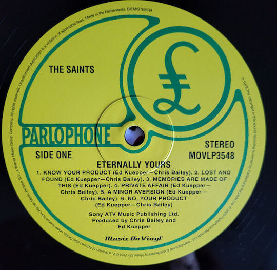 Saints 2 Eternally Yours Vinyl
