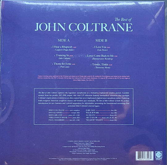 John Coltrane Best John Coltrane Vinyl