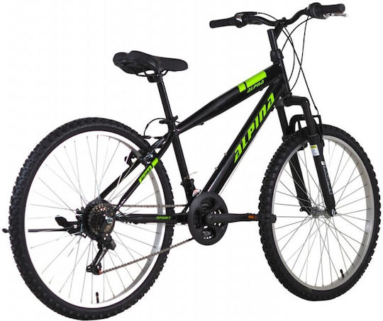 Alpina 21t/s 26 Zoll Schwarzes Mountainbike mit Geschwindigkeiten