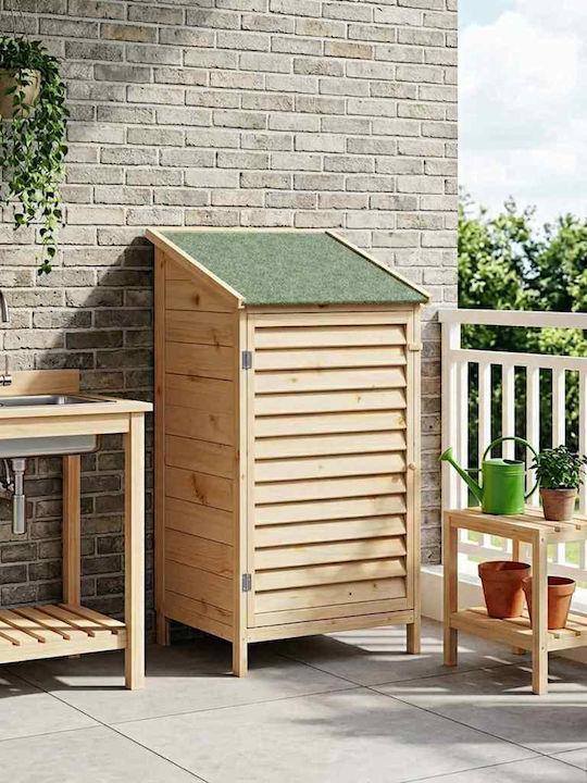 Wooden Garden Shed M0.59xP0.56xH1.135m