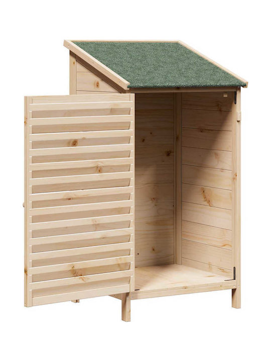 Wooden Garden Shed M0.59xP0.56xH1.135m
