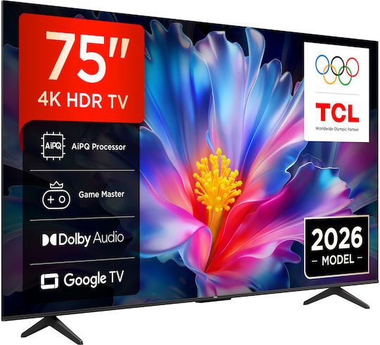 TCL Smart Τηλεόραση 75" 4K UHD LED P6L HDR (2026) 75P6L