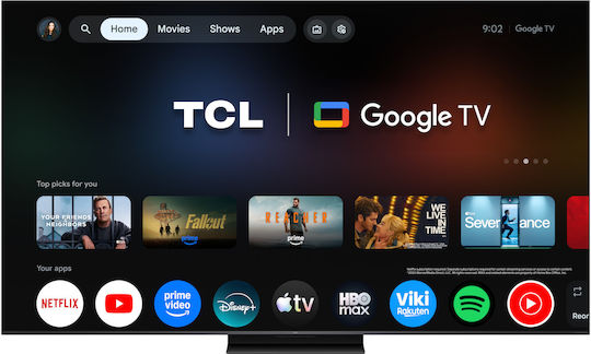 TCL Smart Τηλεόραση 65" 4K UHD Mini LED C7L HDR (2026) 65C7L