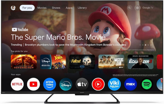 Sharp Smart Television 55" 4K UHD QLED 55HR7465 HDR (2025)
