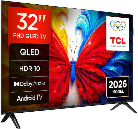 TCL Smart TV 32" Full HD QLED 32S5L HDR (2026)
