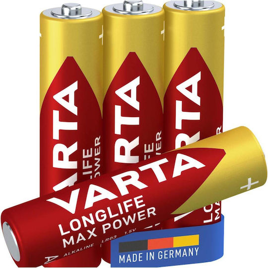 Varta Max Tech Αλκαλικές Μπαταρίες AAA 1.5V 4τμχ