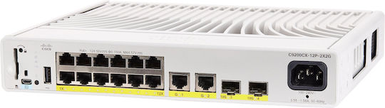 Cisco Catalyst 9000 Managed L2 PoE Switch με 12 Θύρες Gigabit (1Gbps) Ethernet