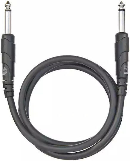 Daddario Cable 6.3mm male - 6.3mm male 0.3m (PW-CGTP-01)