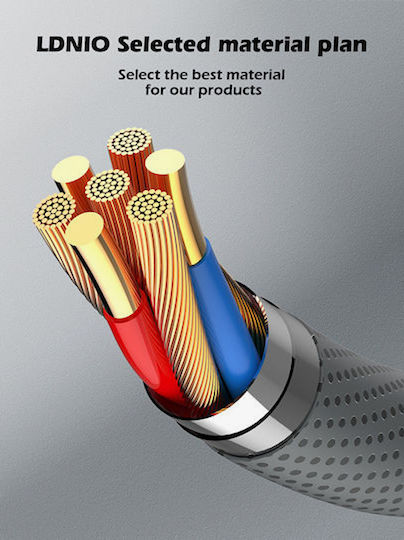 Ldnio USB-C to Lightning Cable 30W Μαύρο 2m