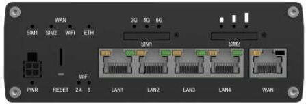 Teltonika RUTM54 Ασύρματο 5G Router με 4 Θύρες Gigabit
